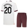 Camisola + Calções Manchester City Bernardo 20 Criança Equipamento 2ª 23/24